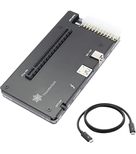 Amazon.co.jp: Mini eGPUエンクロージャ Thunderbolt 3/4、外部GPU